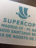 Set Oficial Final Supercopa de España 2017 Real Madrid Vs FC Barcelona Partido de Vuelta Santiago Bernabéu TextPrint