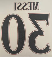 Name set Número Messi 30 PSG Paris Saint-Germain 2022-23 Para la camiseta de local/For Home kit UEFA Champions League Monblason