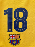 Short FC Barcelona 2020 - 21 Senyera Jordi Alba versión jugador de Utileria