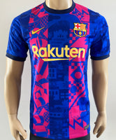 2021-2022 FC Barcelona Third Shirt European Competitions Pre Owned Size M