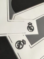 Name Set Número Vini Jr 20 Real Madrid 2021-22 Para la camiseta de visita for away kit Champions League Copa del Rey Avery Dennison