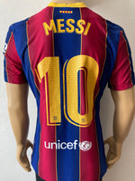 Jersey Barcelona 2020 2021 Home  Local Messi Liga V. Jugador Utileria player issue Kitroom