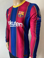 Jersey Nike FC Barcelona 2020-21 Local Home Vaporknit Kitroom Player Issue Manga larga Long sleeve Griezmann