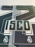 Name Set Número “Isco 22” Real Madrid 2015-16 Para la camiseta de Local/for home kit SportingiD