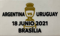 MDT Match Detail Oficial Copa América 2021 Argentina Vs Uruguay