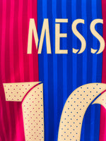 2016 - 2017 Messi Barcelona Home Shirt Player Issue Clasico Kitroom Size M
