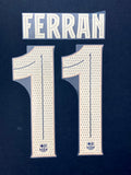 Name set Número Ferran 11 FC Barcelona 2022-2023 For home jersey/ para la primera equipación. Champions League /Copa del Rey/ Supercopa Avery Dennison Player Issue