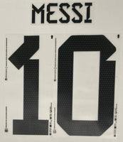 Name set Número Messi 10 Selección Argentina 2023 Para la camiseta de local/For home kit 3 Estrellas Canton Merchandising