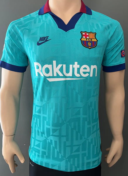 Jersey Nike FC Barcelona 2019 20 Tercera Third kit Pique UCL Vaporknit maskjerseys