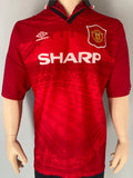 Jersey Umbro Manchester home shirt used  United 1994-96 Local
