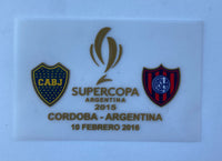 MDT Match Detail Supercopa Argentina 2015 Boca Juniors Vs San Lorenzo