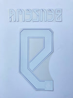 2021  2022 Real Madrid Name Set Kit Home Benzema 9 Player Issue Avery Dennison UEFA Champions and Cup