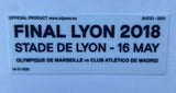 MDT Match Detail Final UEFA Europa League Lyon 2018 Atlético de Madrid Sipesa