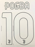 Name set Número Pogba 10 Juventus 2022-23 For away kit/Para la camiseta de visita Dekographics Player Issue