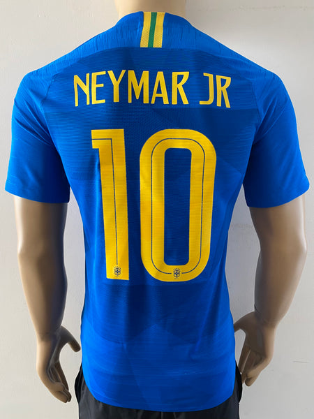 Jersey Nike Selección de Brasil 2018 WC Visita/Away Neymar Vaporknit Player Issue