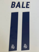 2016 - 2017 Real Madrid Home Bale Name Set Number Sporting ID Player Issue Champions Liga