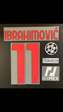 Nombre y numero AC Milan 2021-22 Tercera Zlatan Ibrahimovic