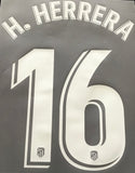 Name set Número “H. Herrera 16” Atlético de Madrid 2020-21 Para la camiseta de local/for Home kit La Liga Sipesa