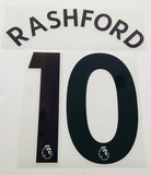 Nombre y número Manchester United 2018-21 Visitante Rashford Premier League