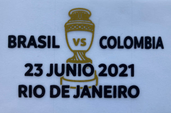 MDT Match Detail Oficial Copa América 2021 Brasil Vs Colombia