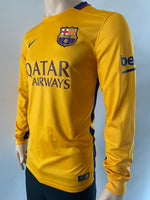 Jersey Nike FC Barcelona 2015-16 Away/Visita Dri-Fit LFP Long sleeve Neymar