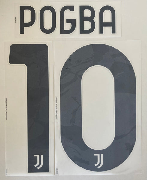 Nombre y número Juventus 22-23 Local Paul Pogba Serie A Player issue Name set Home kit