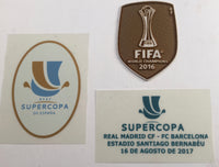 Parches supercopa España 16 de agosto de 2017