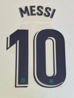 Name set Número Messi 10 FC Barcelona 2019-20 For third kit/Para la tercera equipación SportingiD Fan