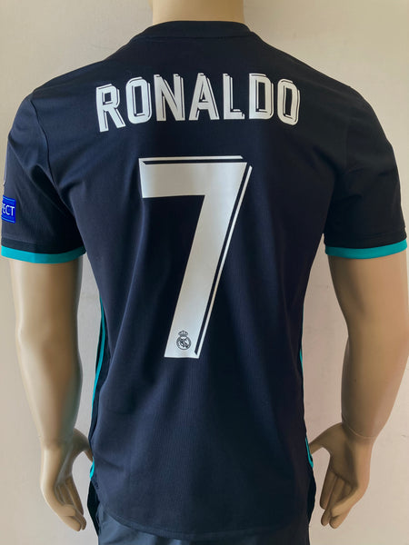 Jersey Adidas Real Madrid CF 2017-18 Visita/Away Ronaldo UCL Climacool