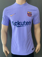 Jersey Barcelona 2021-22 Pedri 16 versión jugador utileria visitante Europa League DriFit ADV away Europa League Player Issue Kitroom