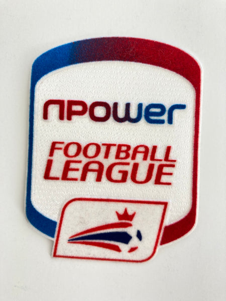 Set de parches Oficiales Npower Championship 2010-13 Segunda división inglesa Lextra SportingiD Player Issue
