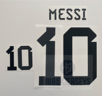 2022 Messi Argentina Home Name Set Player Issue Brand Noble World Cup