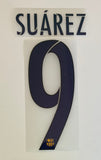Name set Número Suárez 9 FC Barcelona 2015-16 For away kit/Para la camiseta de visita SportingiD Fan