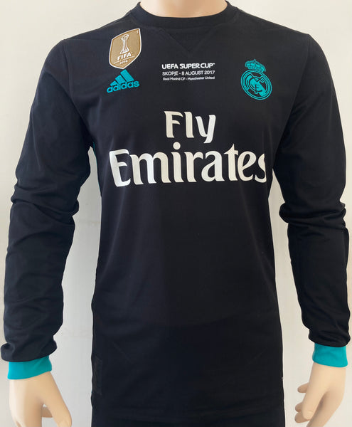 Jersey Adidas Real Madrid 2017 18 Visita Away Long sleeve Climacool UEFA Super Cup