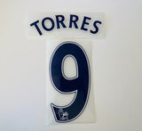 Nombre y numero Chelsea 2016-17 tercera Torres Premier League