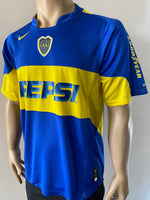 2004-2005 Boca Juniors Home Shirt Pre Owned Size L