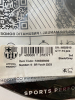 Name set Número Lewandowski 9 Para NIÑO FC Barcelona 2022-23 Para la camiseta de tercera/for third Kit Avery Dennison Player Issue