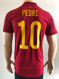 2020-2021 Spain National Team Player Issue Authentic Home Shirt Pedri 10 BNWT Multiple Sizes