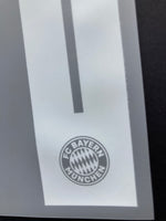 Name set Número “Davies 19” Bayern Múnich 2020-21 Para la tercera equipación/for third kit Avery Dennison