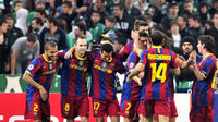 Name set Número Mascherano 14 FC Barcelona 2010-11 For home kit/Para la camiseta de local Sipesa Player Issue