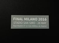 MDT Match Detail Final UEFA Champions League Milano 2016 Real Madrid Goalkeeper/Portero