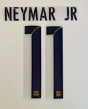 Name set Número Neymar 11 FC Barcelona 2015-16 For away kit/Para la camiseta de visita SportingiD Fan