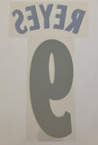 Name set Número “Reyes 9” Arsenal 2004-07 Para la camiseta de visita/for away kit Premier League SportingiD