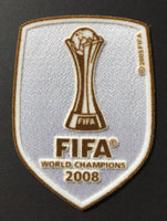 Badge World Champions 2008 Manchester United Player Issue SportingiD