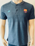 Playera Polo Cuello Mao Nike FC Barcelona 2019 2020 Viaje Player Issue Kitroom camisa