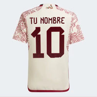Name set Nombre y Número Personalizado Selección Nacional de México Mundial 2022 WC Away/Visita Cantón Merchandising Kitroom Player Issue