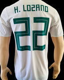 Jersey Adidas Selección Nacional de México 2018 Visita/Away Mundial de Rusia Lozano Climachill Player Issue