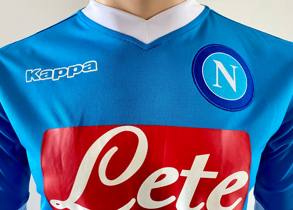 Ssc Napoli Maillot De Football Kappa Vintage Taille M - Numéro 24 Insigne - Occasion Maillot Vintage 2015-2016 Taille M Ssc Napoli Maillot De Football Kappa Vintage Taille M - Numéro 24 Insigne - Occasion Maillot Vintage 2015-2016 Taille M