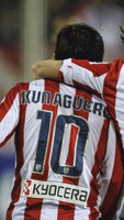 Name set Número Kun Agüero 10 Atlético de Madrid 2009-10 For home kit/Para la camiseta de local Sipesa