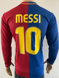 Jersey Nike FC Barcelona 2008-09 Local/Home Messi Long Sleeve Nike Fit Dry